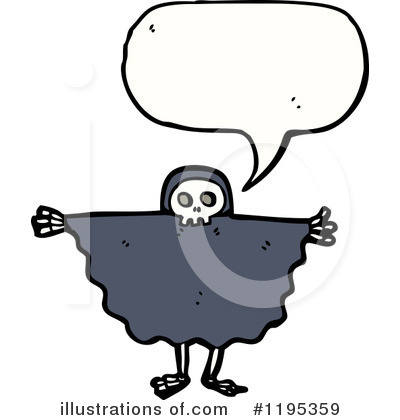 Royalty-Free (RF) Skeleton Clipart Illustration by lineartestpilot - Stock Sample #1195359
