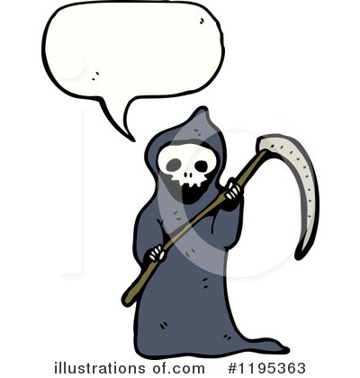 Royalty-Free (RF) Skeleton Clipart Illustration by lineartestpilot - Stock Sample #1195363