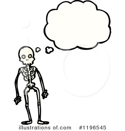 Royalty-Free (RF) Skeleton Clipart Illustration by lineartestpilot - Stock Sample #1196545