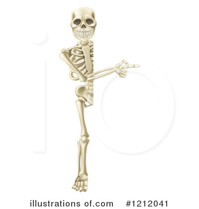 Royalty-Free (RF) Skeleton Clipart Illustration by AtStockIllustration - Stock Sample #1212041