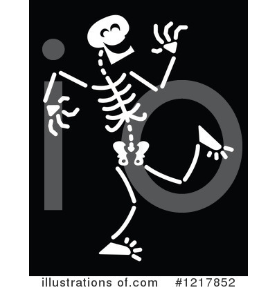 Royalty-Free (RF) Skeleton Clipart Illustration by Zooco - Stock Sample #1217852