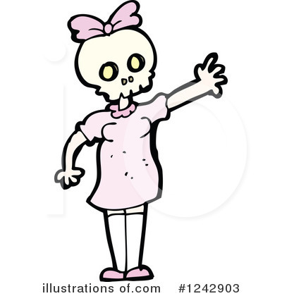 Royalty-Free (RF) Skeleton Clipart Illustration by lineartestpilot - Stock Sample #1242903