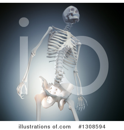 Royalty-Free (RF) Skeleton Clipart Illustration by Mopic - Stock Sample #1308594