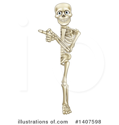 Skeleton Clipart #1407598 by AtStockIllustration