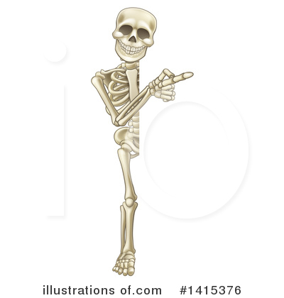 Royalty-Free (RF) Skeleton Clipart Illustration by AtStockIllustration - Stock Sample #1415376