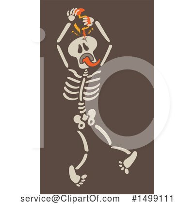 Royalty-Free (RF) Skeleton Clipart Illustration by Zooco - Stock Sample #1499111