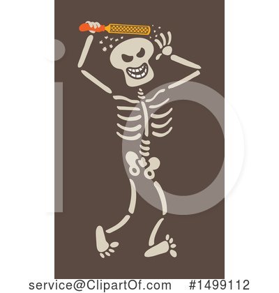 Royalty-Free (RF) Skeleton Clipart Illustration by Zooco - Stock Sample #1499112