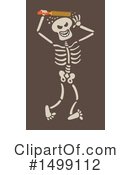 Skeleton Clipart #1499112 by Zooco