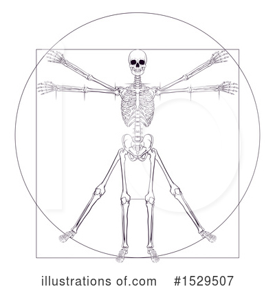 Skeleton Clipart #1529507 by AtStockIllustration