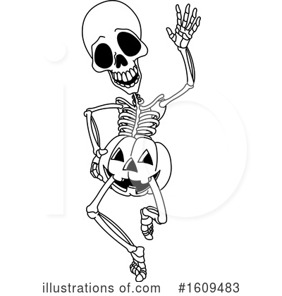 Halloween Pumpkin Clipart #1609483 by yayayoyo