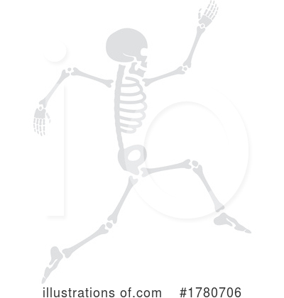 Royalty-Free (RF) Skeleton Clipart Illustration by Vector Tradition SM - Stock Sample #1780706