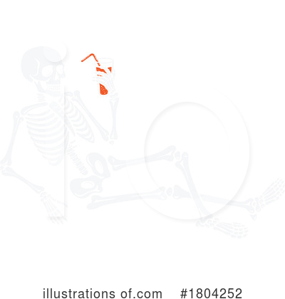 Royalty-Free (RF) Skeleton Clipart Illustration by Vector Tradition SM - Stock Sample #1804252