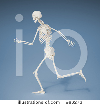 Royalty-Free (RF) Skeleton Clipart Illustration by Mopic - Stock Sample #86273
