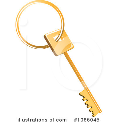 House Key Clipart #1066045 by Vector Tradition SM