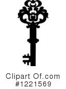 Skeleton Key Clipart #1221569 by Vector Tradition SM