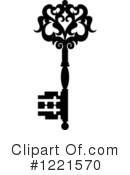 Skeleton Key Clipart #1221570 by Vector Tradition SM