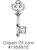 Skeleton Key Clipart #1356872 by Vector Tradition SM