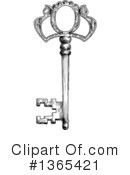 Skeleton Key Clipart #1365421 by Vector Tradition SM
