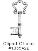 Skeleton Key Clipart #1365422 by Vector Tradition SM