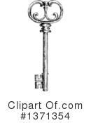 Skeleton Key Clipart #1371354 by Vector Tradition SM