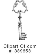 Skeleton Key Clipart #1389658 by Vector Tradition SM