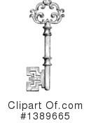 Skeleton Key Clipart #1389665 by Vector Tradition SM