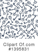 Skeleton Key Clipart #1395831 by Vector Tradition SM