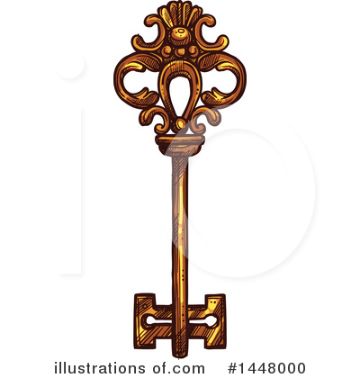 Skeleton Keys Clipart #1448000 by Vector Tradition SM