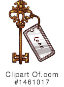 Skeleton Key Clipart #1461017 by Vector Tradition SM