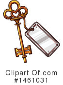 Skeleton Key Clipart #1461031 by Vector Tradition SM