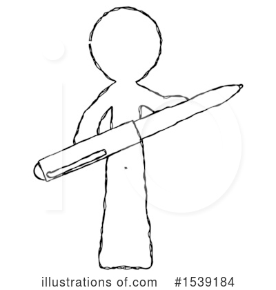 Royalty-Free (RF) Sketch Design Mascot Clipart Illustration by Leo Blanchette - Stock Sample #1539184