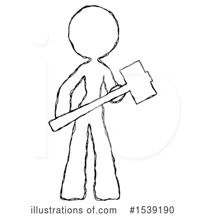 Royalty-Free (RF) Sketch Design Mascot Clipart Illustration by Leo Blanchette - Stock Sample #1539190