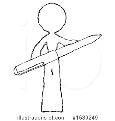 Royalty-Free (RF) Sketch Design Mascot Clipart Illustration by Leo Blanchette - Stock Sample #1539249
