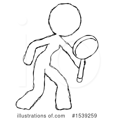 Royalty-Free (RF) Sketch Design Mascot Clipart Illustration by Leo Blanchette - Stock Sample #1539259