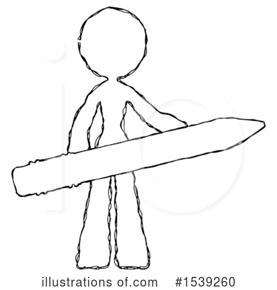 Royalty-Free (RF) Sketch Design Mascot Clipart Illustration by Leo Blanchette - Stock Sample #1539260