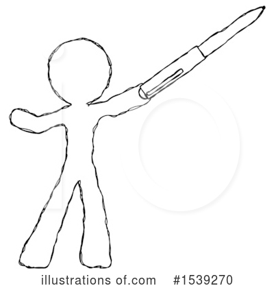 Royalty-Free (RF) Sketch Design Mascot Clipart Illustration by Leo Blanchette - Stock Sample #1539270