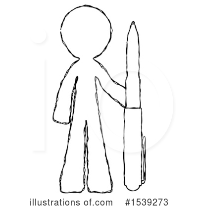 Royalty-Free (RF) Sketch Design Mascot Clipart Illustration by Leo Blanchette - Stock Sample #1539273