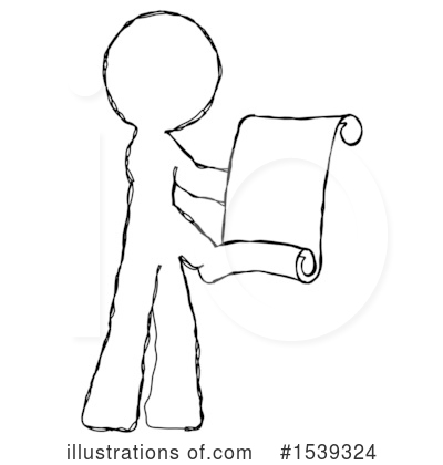 Royalty-Free (RF) Sketch Design Mascot Clipart Illustration by Leo Blanchette - Stock Sample #1539324