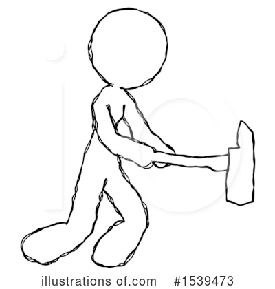 Royalty-Free (RF) Sketch Design Mascot Clipart Illustration by Leo Blanchette - Stock Sample #1539473