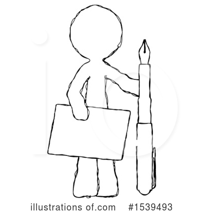Royalty-Free (RF) Sketch Design Mascot Clipart Illustration by Leo Blanchette - Stock Sample #1539493