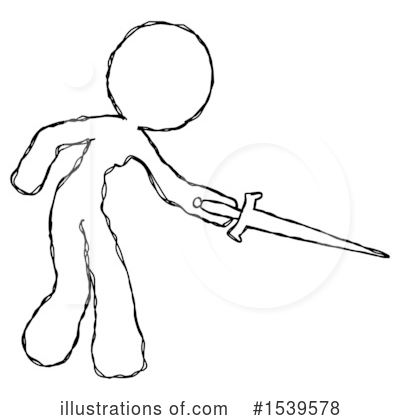 Royalty-Free (RF) Sketch Design Mascot Clipart Illustration by Leo Blanchette - Stock Sample #1539578