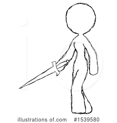 Royalty-Free (RF) Sketch Design Mascot Clipart Illustration by Leo Blanchette - Stock Sample #1539580