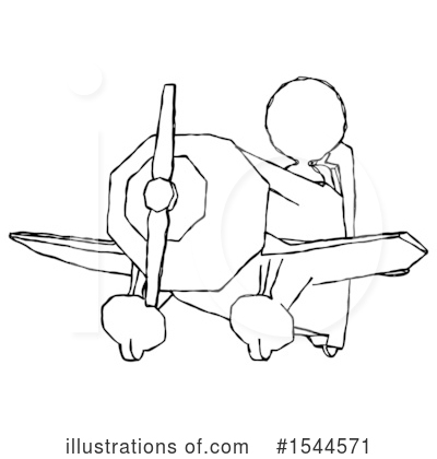 Royalty-Free (RF) Sketch Design Mascot Clipart Illustration by Leo Blanchette - Stock Sample #1544571