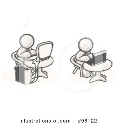 Royalty-Free (RF) Sketched Design Mascot Clipart Illustration by Leo Blanchette - Stock Sample #98122
