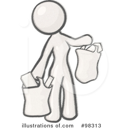 Shopping Clipart #98313 by Leo Blanchette