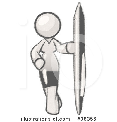 Royalty-Free (RF) Sketched Design Mascot Clipart Illustration by Leo Blanchette - Stock Sample #98356