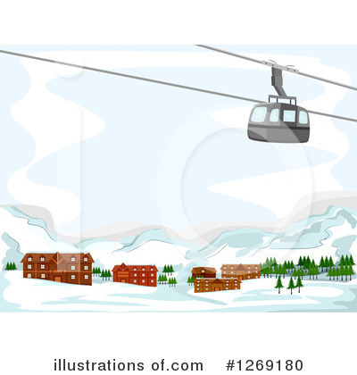 Royalty-Free (RF) Ski Village Clipart Illustration by BNP Design Studio - Stock Sample #1269180