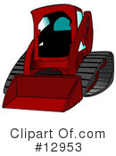 Skid Loader Clipart #12953 by djart