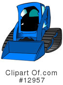 Skid Loader Clipart #12957 by djart