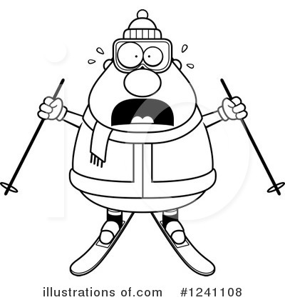 Royalty-Free (RF) Skier Clipart Illustration by Cory Thoman - Stock Sample #1241108